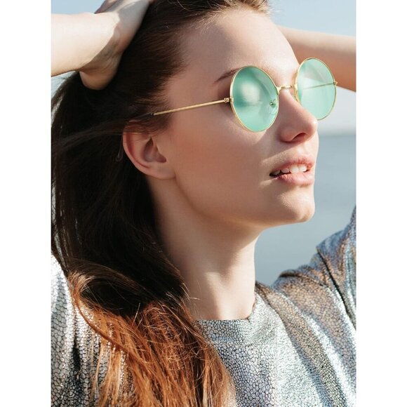 12 Pairs Vintage Round Sunglasses Women Men Tinted Lenses Hipster Eyewear main image 4